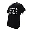 custom funny mesh sport t shirt basic men