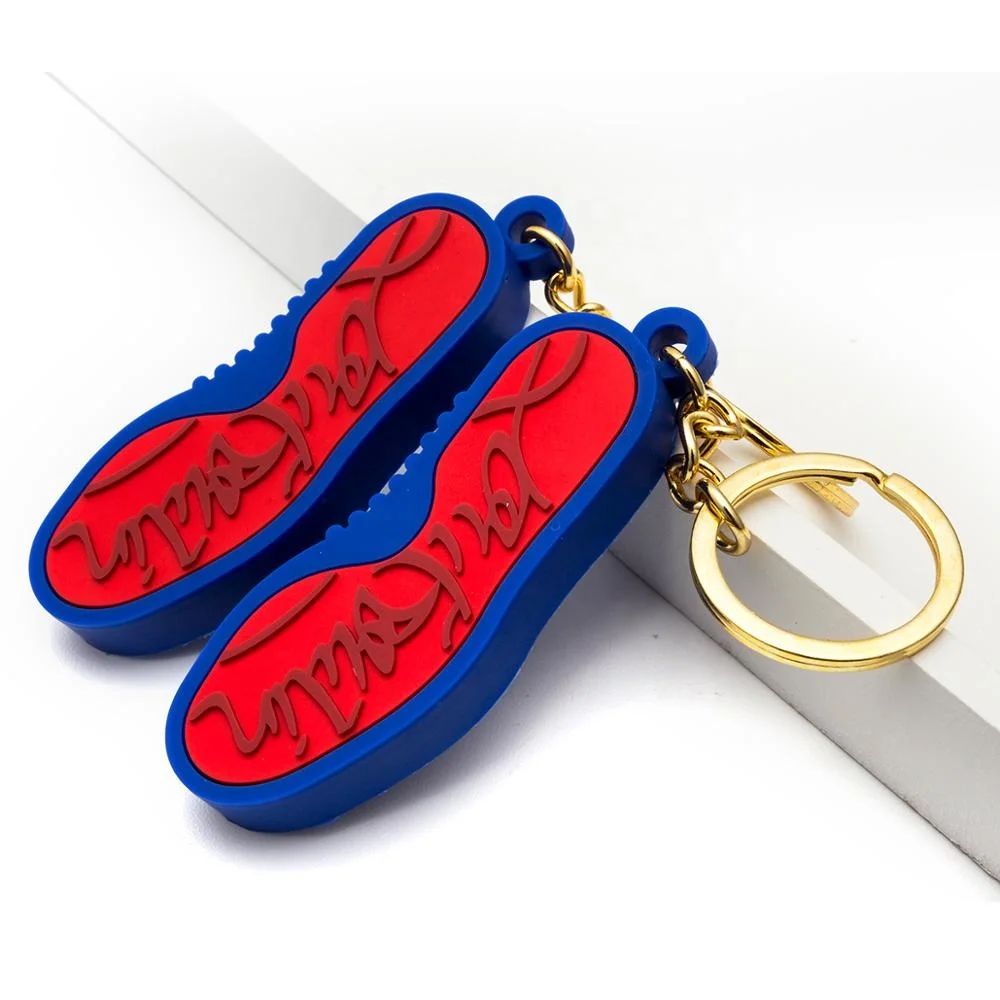 Fashion Customized 3d Pvc Shoe Shape Keychain Buy Custom Logo