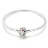 925 Sterling Silver Snake Bone Unicorn Charm Bracelet Bangle