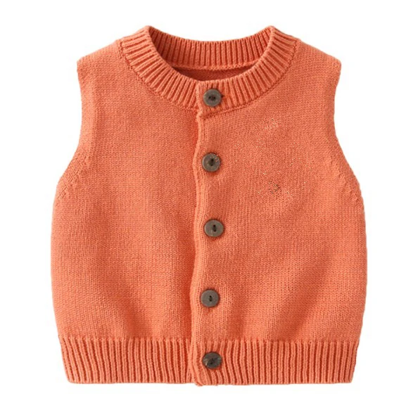 baby sleeveless cardigan