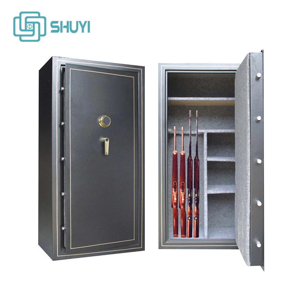 Oem Electronic Key Digital Gun Safe Box Quality Gun Racks Safes With Lshaped Handle Combination