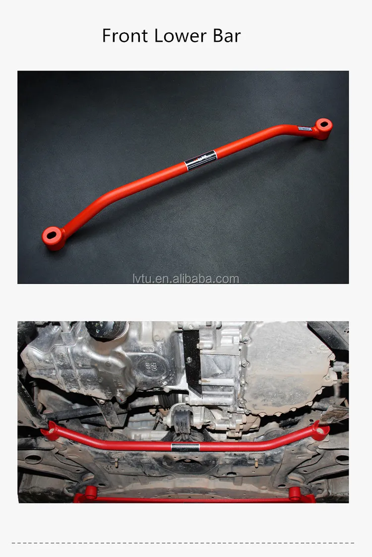 Aluminium Strut Bar For Honda Fit Gk5 Racing Car Engine Front Upper