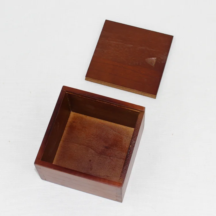 small hardwood boxes