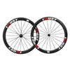 700c road/triathlon bike 50mm clincher racing/training bicycle carbon wheels