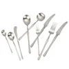 High quality hotel cutlery jieyang stainless steel luxury cutlery set engraved flatware set