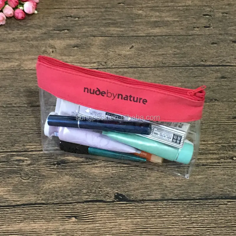 Colorful Pvc Cosmetic Bag Ziplock Waterproof Wash Pouch Travel Organizer Makeup Bag Case Buy