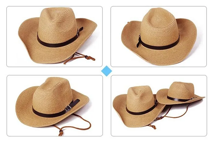 unisex hat straw hat bulk hard straw cowboy hats.jpg
