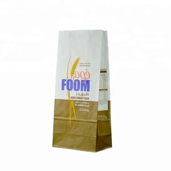 Download Food Grade 1kg Wheat Flour Packaging Paper Bag - Buy Flour ...