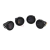 3PIN RED black green blue ROUND Push Button rocker Switch ON/OFF boat power switches 20A/12V Car Lights Modified Cat's Eye
