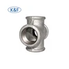 Hardware Malleable Iron Cross Pipe Fittings Cast Iron 180r malleable cast iron pipe fitting cross light weight mi fittings