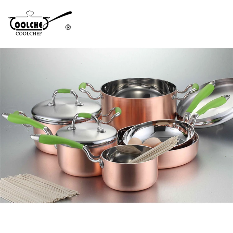 Stainless Steel Kitchen Queen Copper Cookware Set Buy Copper