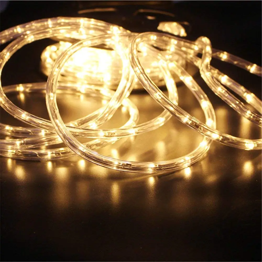 Outside Decorative Lighting Find Get Quotations Pysical 110v 2 Wire Waterproof Led Rope Light Kit For Background Lighting Decorative