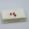 Lab Created Pear Shaped 100% height thick girdle 5# ruby stone for gold jewelry