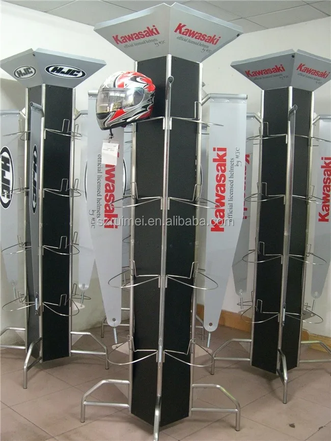 Novelty Floor Standing Multitiers Metal Motorcycle Helmet Stand Buy