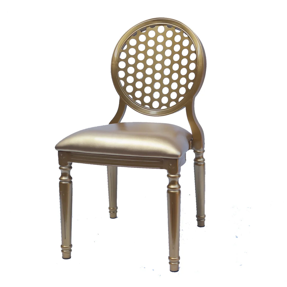 Wholesale Acrylic Back Louis Style Gold Metal Chair For Rental Buy