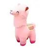 The latest hot style INS style cute squinty alpaca wool toy Good price and high quality alpaca dolls Support for custom