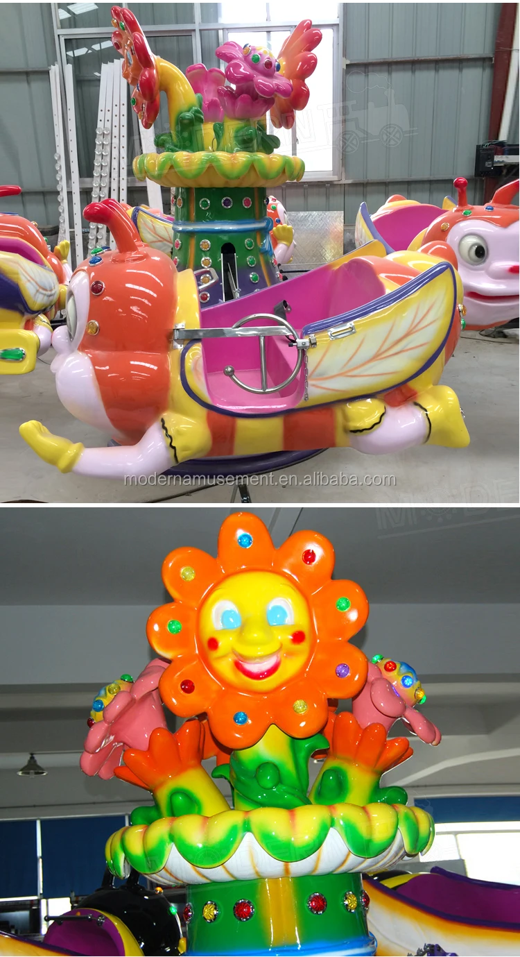 Modern amusement rotation kids bee rides for sale