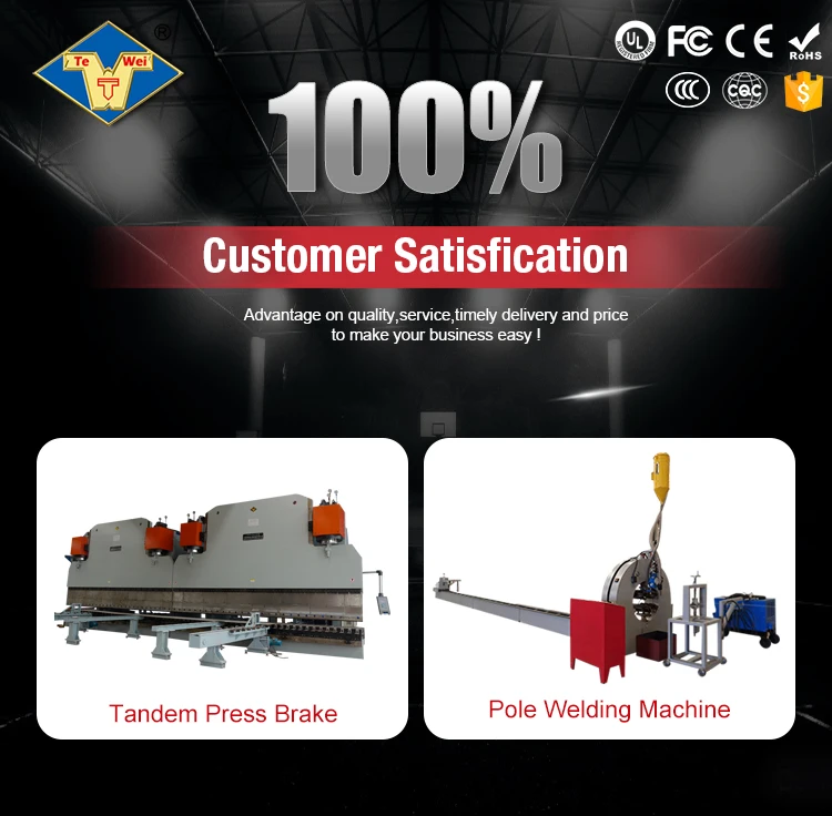 New Polygon Octagonal Light Pole Welding Machine Production Line 