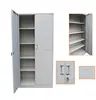High Quality metal Door Cabinet Stainless Steel Light grey knocked down office cabinet