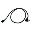 dupont cable 2.54mm 5 Pin motherboard female header to angle Left/Right mini USB male cable