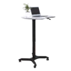 Gas lifting adjustable height desk