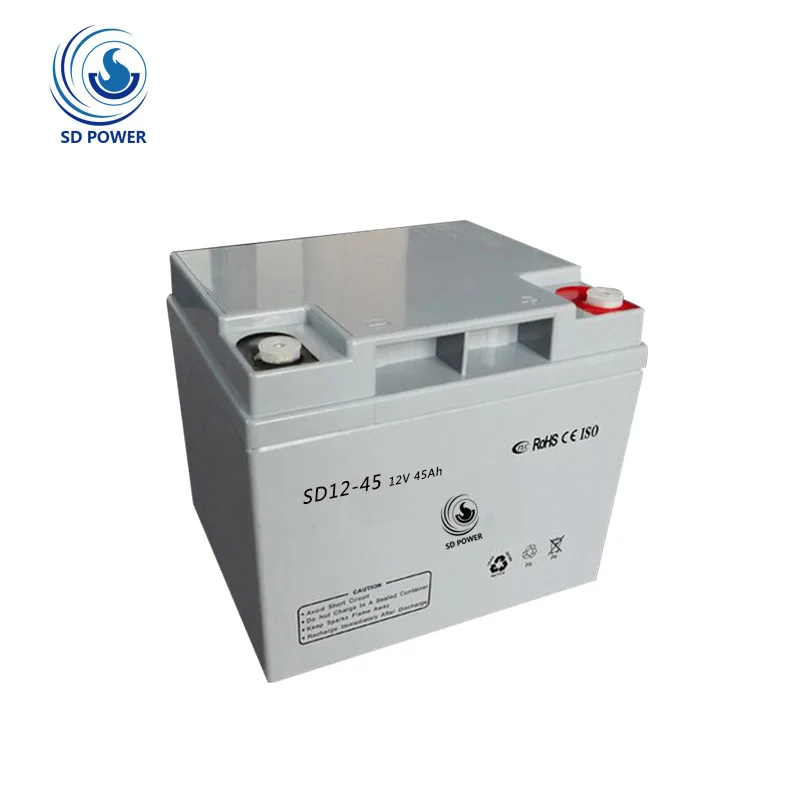 
factory direct ups agm li-ion battery 12v 45ah for solar system 