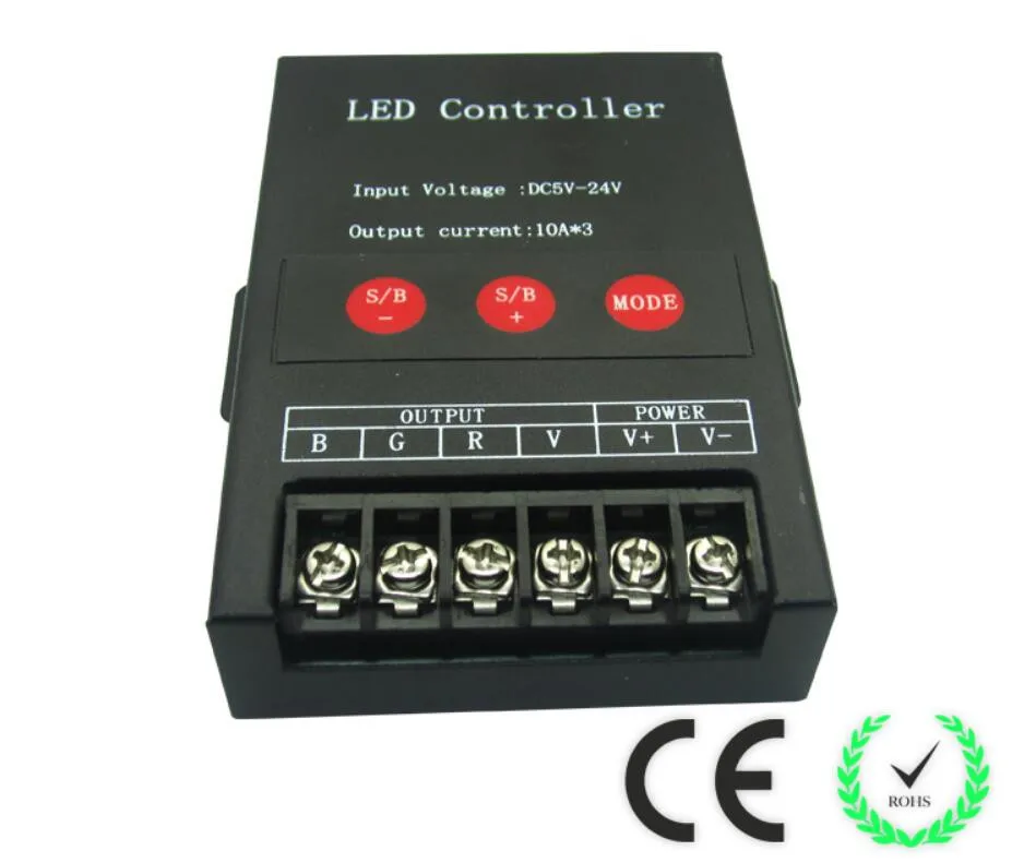 Led supports. High Voltage led Controller controllable with RF Remote.