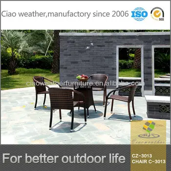 Outdoor 4-seat Round Dining Table - Buy Round Dining Table,Dining