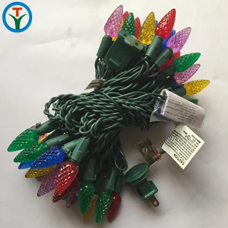 Diwali Multicolor C6 50 LED Christmas string light for festival holiday decorative
