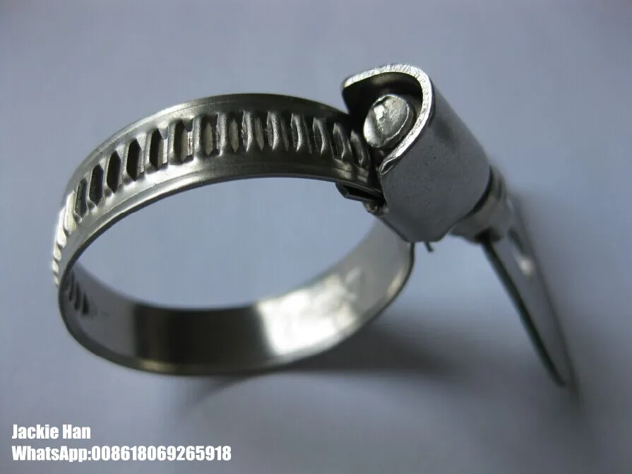 Zebra Hose Clamp With Butterfly Handle1929mm Hose Clip With Thumb