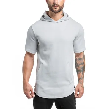 mens short sleeve hoodie