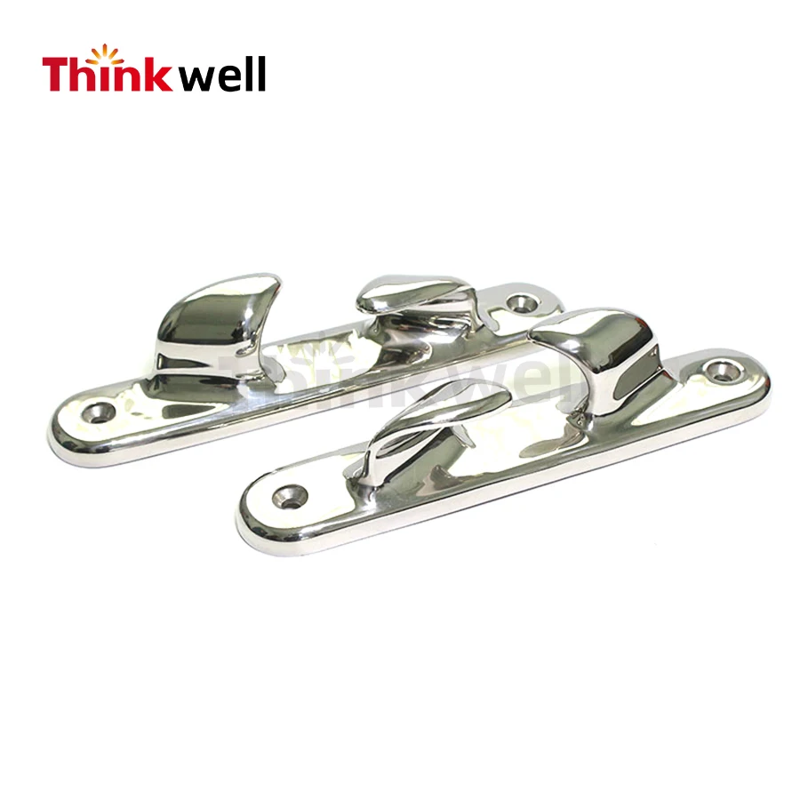 6/" Polished Stainless Steel Straight Chocks