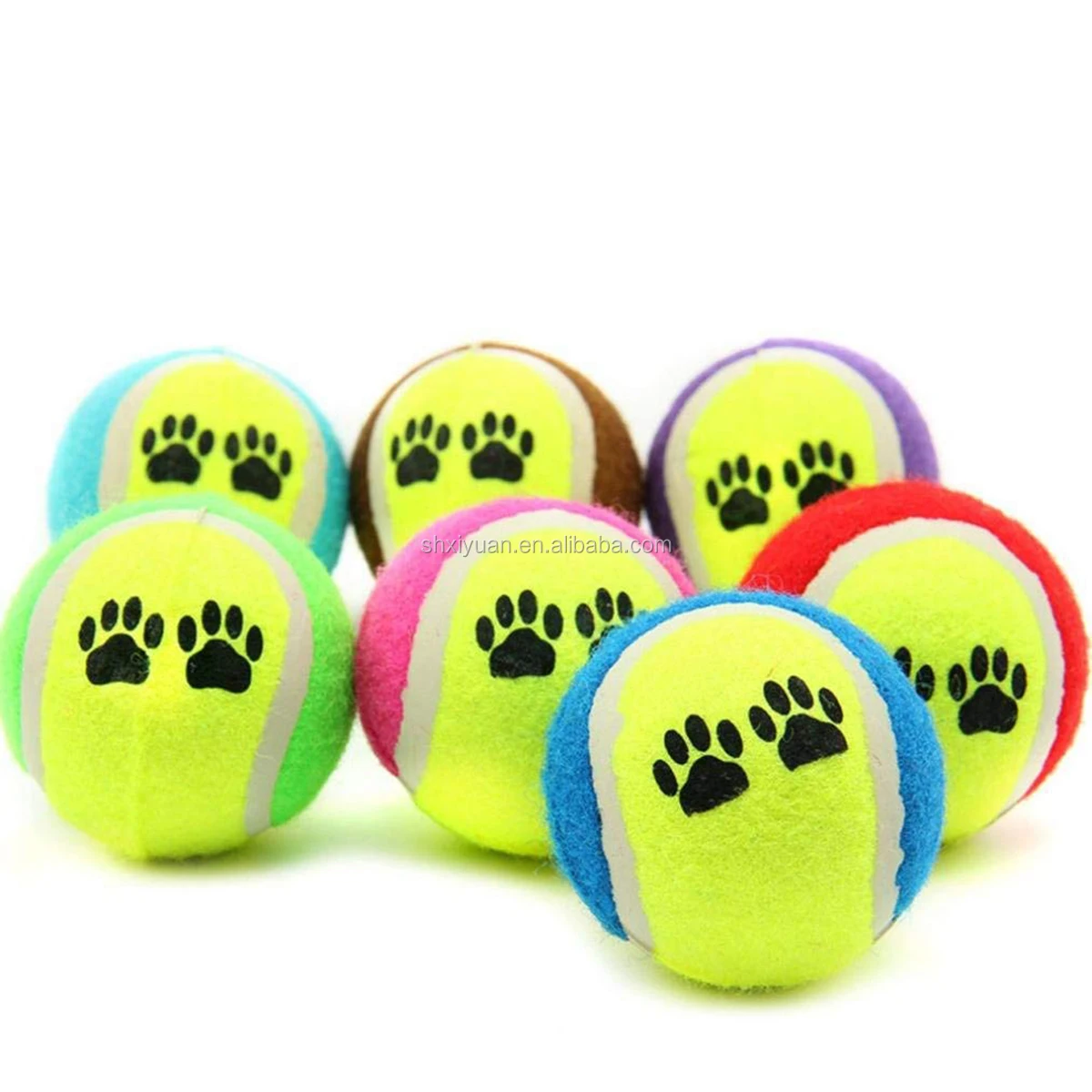 Amazon Hot Sale Striped Small Dog Puppy Tennis Ball Thrower Outdoor ...