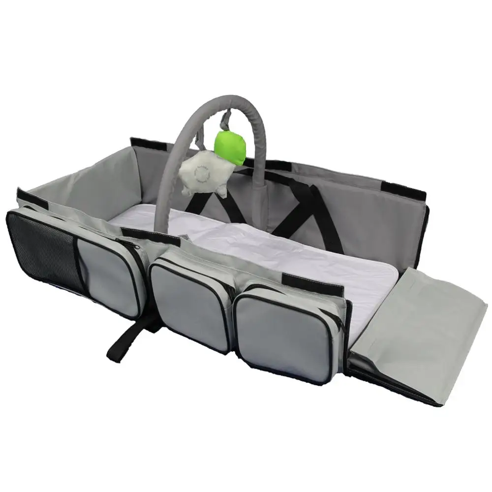 3 In 1 Diaper Bag Multipurpose Baby Car Seat Travel Carry Bed Fold Baby Travel Bag For Plane