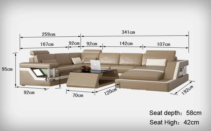 Modern Luxury Sofa Set Designs Sectional Sofa Living Room Sofas