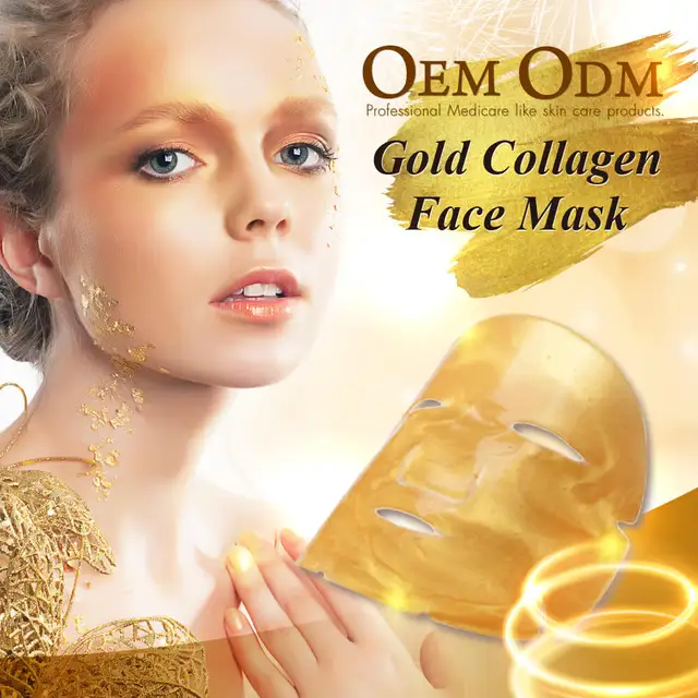 24k gold face mask collagen crystal facial mask