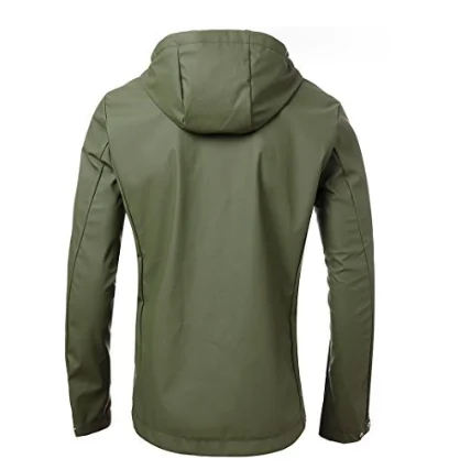 army green waterproof jacket