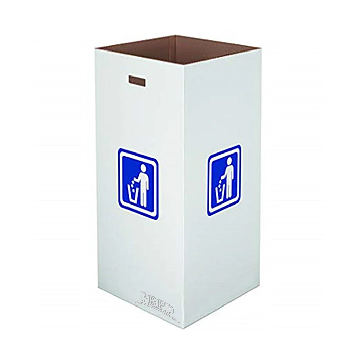 Recycled Custom Made Square Advertising Corrugated Cardboard Dump Bin ...