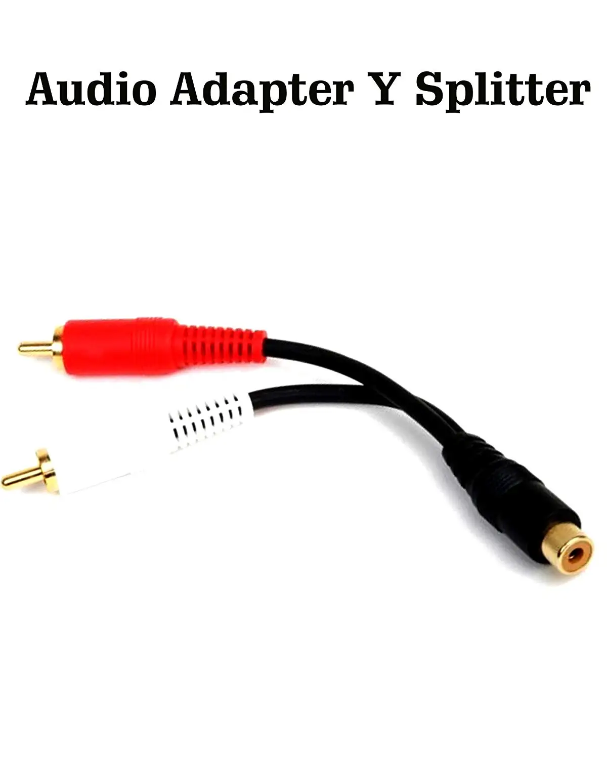 Conshine RCA Splitter Cable 3.5mm to 2 RCA Male to Female Audio Auxiliary Adapter Stereo Y Splitter Cable
