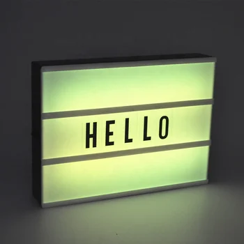 Download 16 Color Changeable Cinema Light Box Sign Solar Rgb Led Light Up Letter Box - Buy Light Up ...