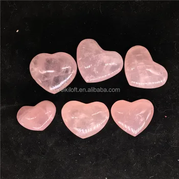 heart shaped healing crystals
