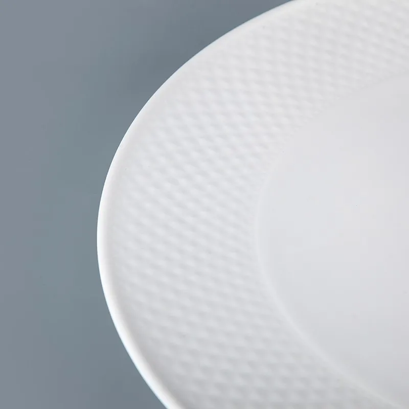 product-dubai restaurant white dessert ceramic cooking plate dinner-Two Eight-img-1