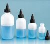 LDPE Clear Boston Round Painting Bottle With Twist Off Cap,plastic squeeze dropper bottles