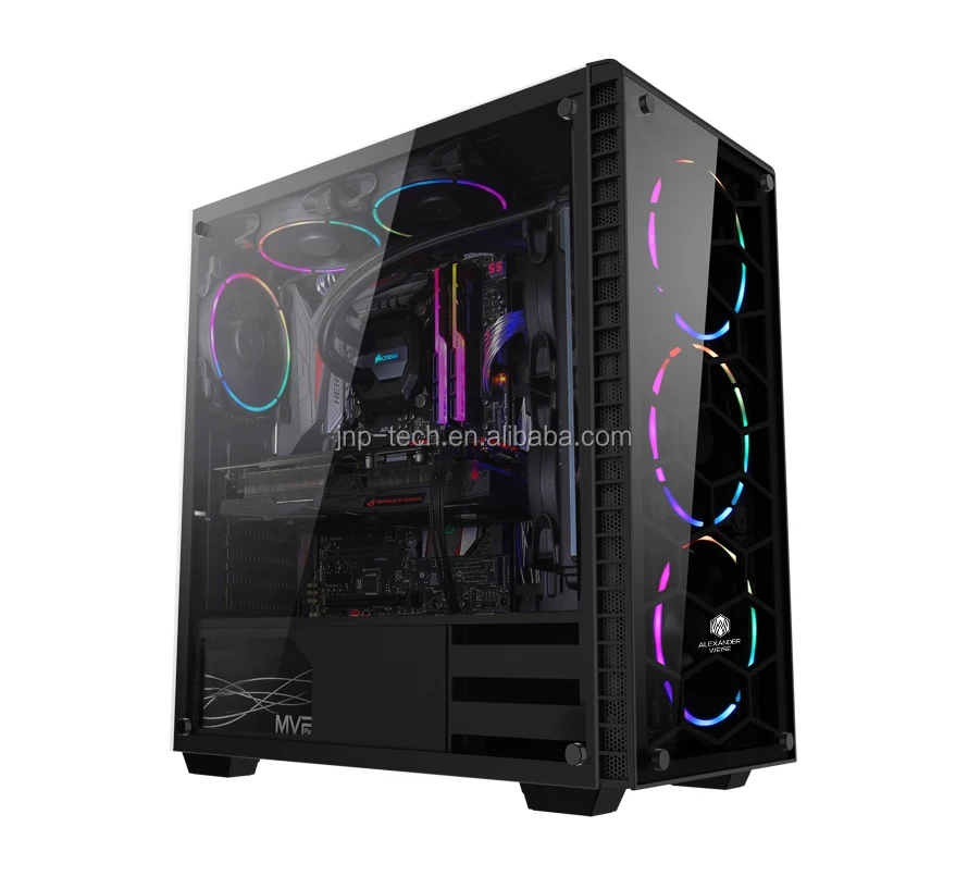 Watercooling System Tempered Glass Bezel Atx Gaming Desktop Tempered Glass Bezel Atx Gaming Desktop