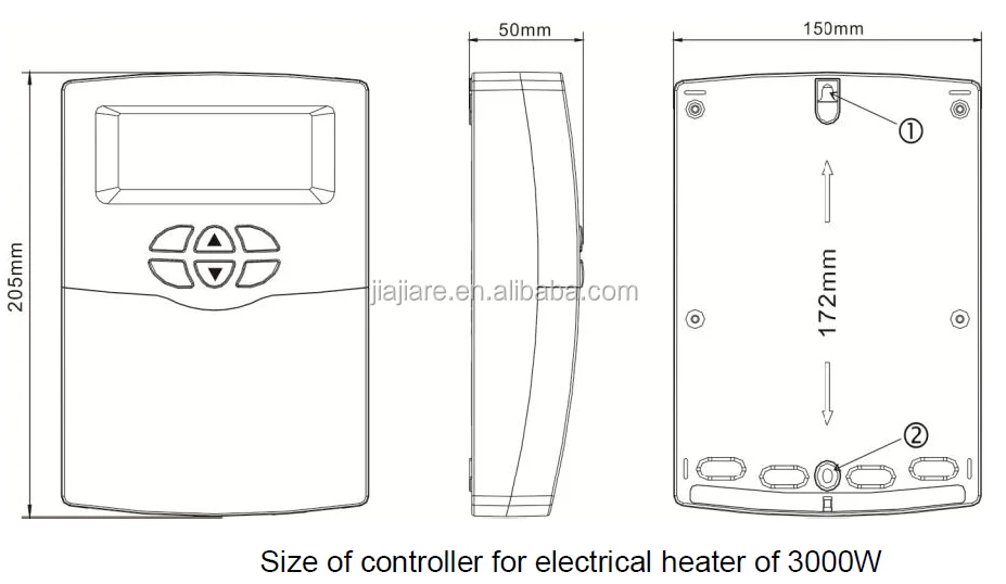 Sr609c Solar Hot Water Heater Water Temperature Controller For