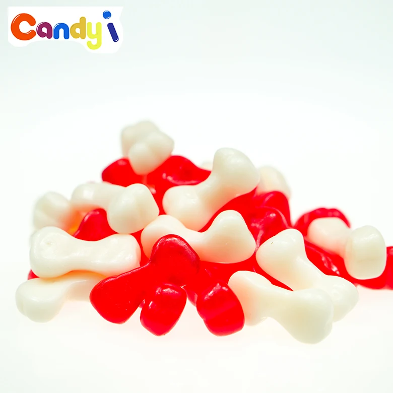 Confectionery Yummy Bone Shaped Gummy Candy For Halloween Buy Bone Shaped Gummy,Bone Shape