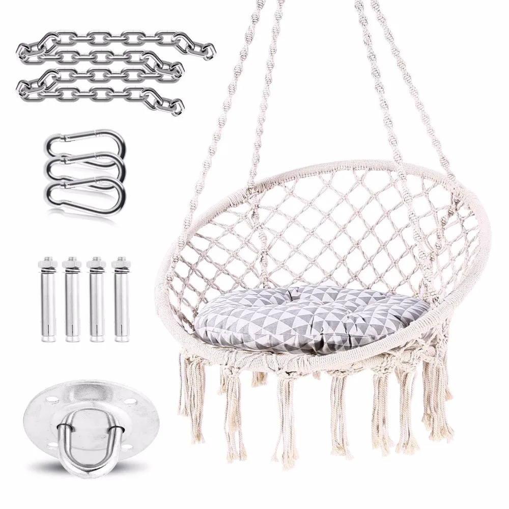 Подвесное кресло Xiaomi MWH Ellz Hanging Basket Rattan Chair