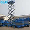 500Kg 12meter height hydraulic scissor working platform