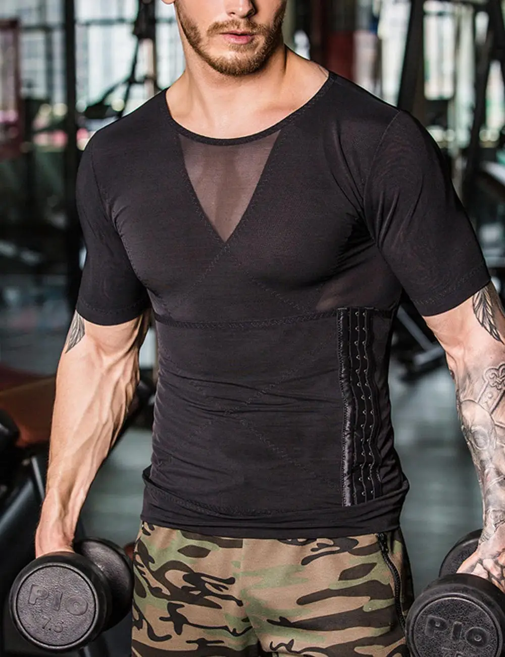 
Men Waist Trainer Dropshipping Zipper New Style From China Spandex Material 