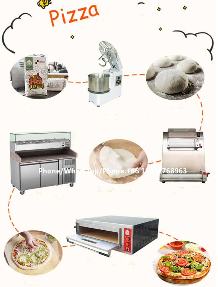 Pizza Bread Dough Roller,Pastry Restaurant Electric Dough Roller
